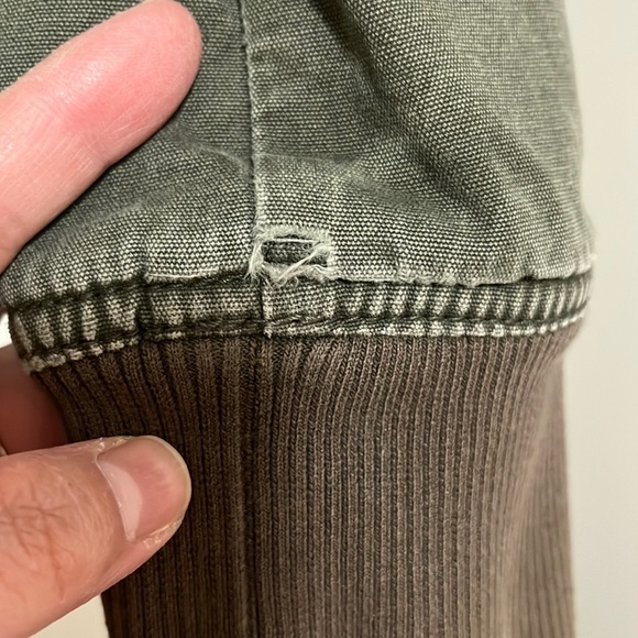 TNA - Army Green Bomber Jacket - Picture 4 of 8